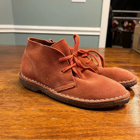 Crewcuts Kids' 1990 MacAlister boots in suede chukka made in Italy size J2 - Picture 1 of 9